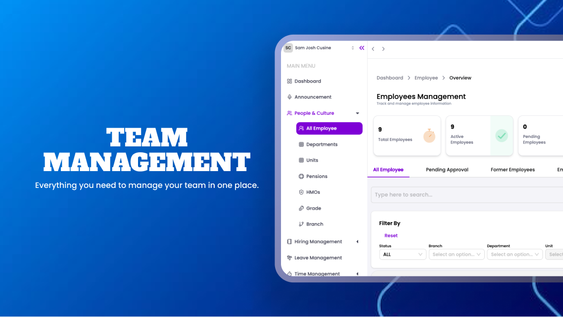 Free HR Software in Kigali, Butare, Gisenyi, Ruhengeri, Muhanga.